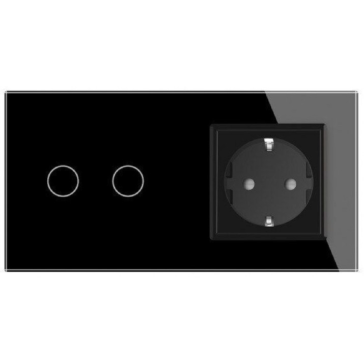 Intrerupator Livolo VL-C702/C1EU-12 Black
