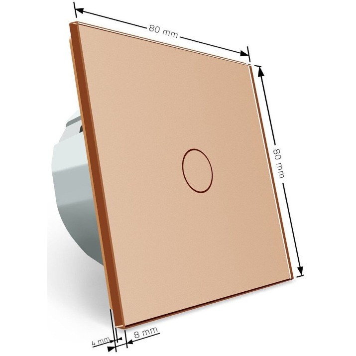 Выключатель Livolo VL-C701S-13 Gold
