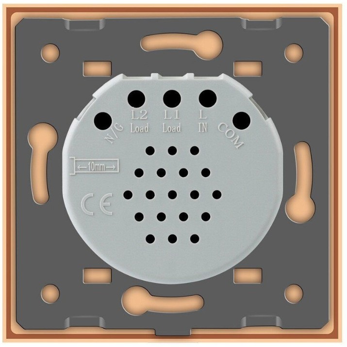 Выключатель Livolo VL-C701S-13 Gold