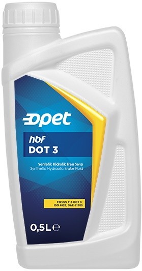 Тормозная жидкость Opet HBF DOT 3 500ml