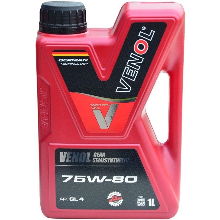 Трансмиссионное масло Venol Gear GL-4 75W-80 1L