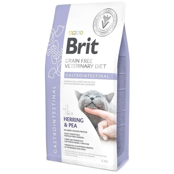 Сухой корм для кошек Brit Grain Free Veterinary Diet Gastrointestinal 5kg