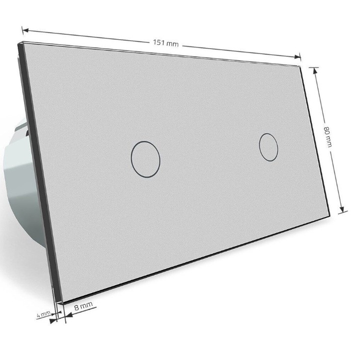 Выключатель Livolo VL-C701SC701S-15 Gray