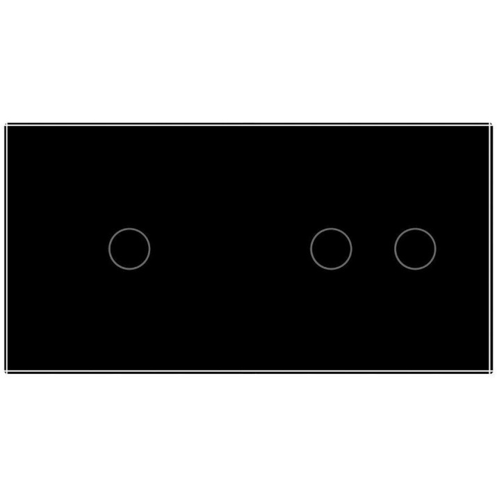 Выключатель Livolo VL-C701SC702S-12 Black