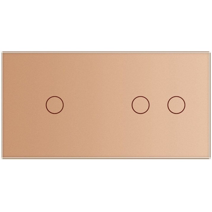 Выключатель Livolo VL-C701SC702S-13 Gold