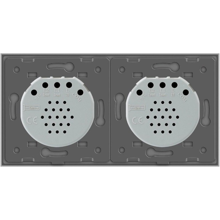 Выключатель Livolo VL-C701SC702S-15 Gray