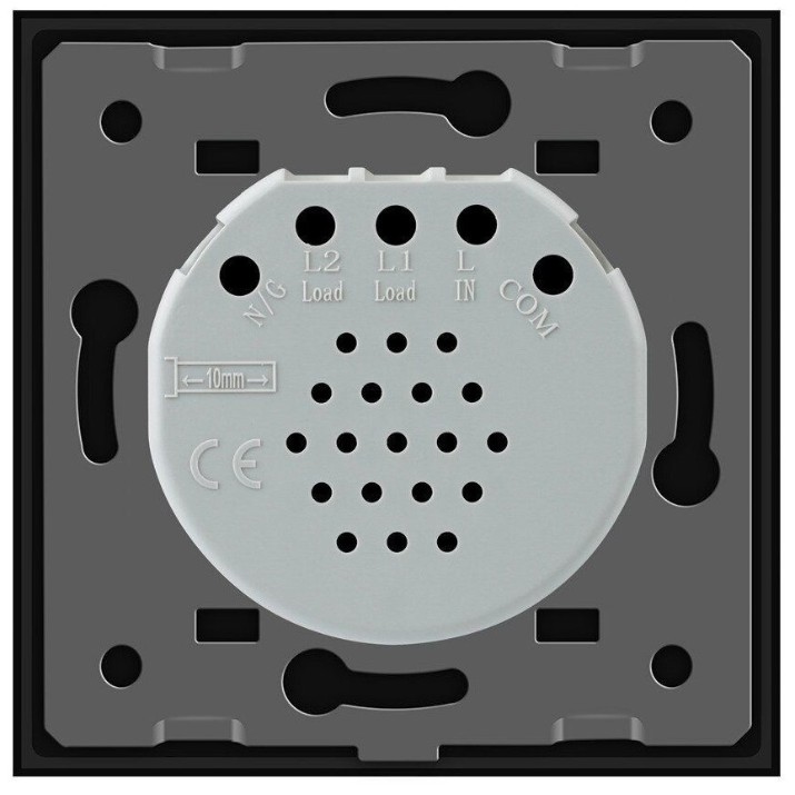 Выключатель Livolo VL-C702R-12 Black