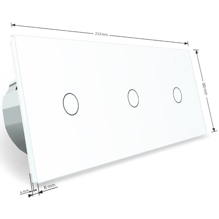 Выключатель Livolo VL-C703-11 White