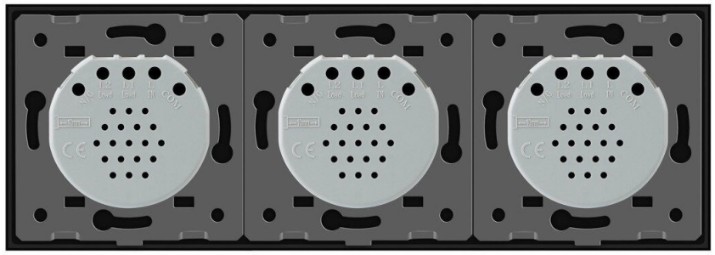 Intrerupator Livolo VL-C706-12 Black
