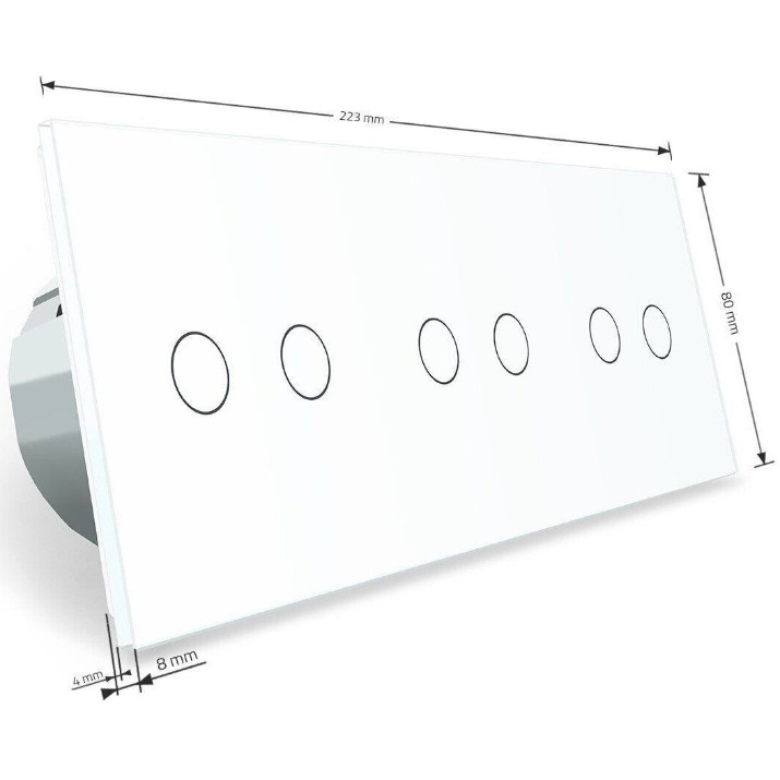 Выключатель Livolo VL-C706S-11 White