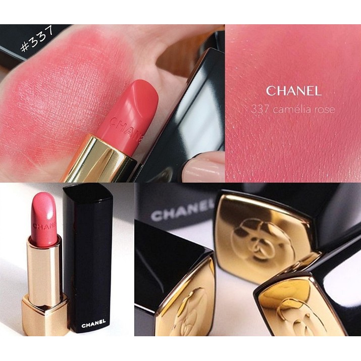 Ruj de buze Chanel Rouge Allure Intense 337 Camelia Rose