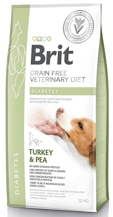 Сухой корм для собак Brit Grain Free Veterinary Diet Diabetes 12kg