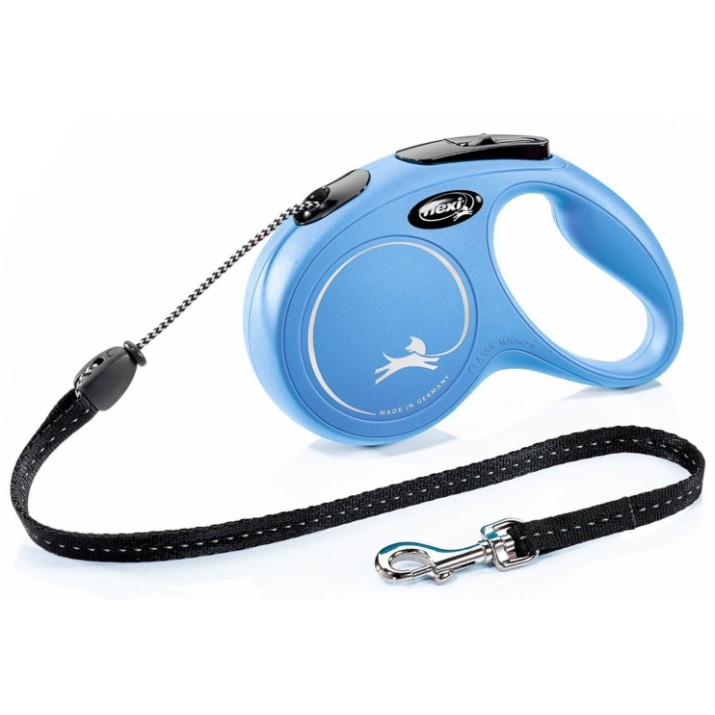 Lesă Flexi New Classic M Cord 5m Blue