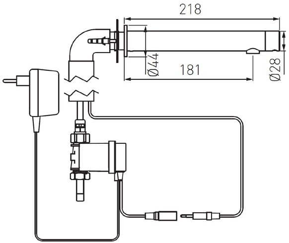 Смеситель для умывальника Ferro Sensor Bora BBB121S