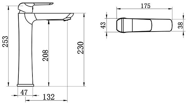 Смеситель для умывальника Ferro Tina 38503.0