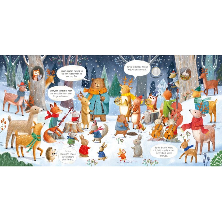 Cartea The animal orchestra plays Mozart (9781474982153)