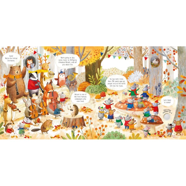 Cartea The animal orchestra plays Mozart (9781474982153)