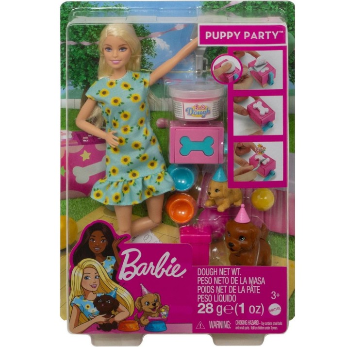 Кукла Barbie Puppy Party (GXV75)