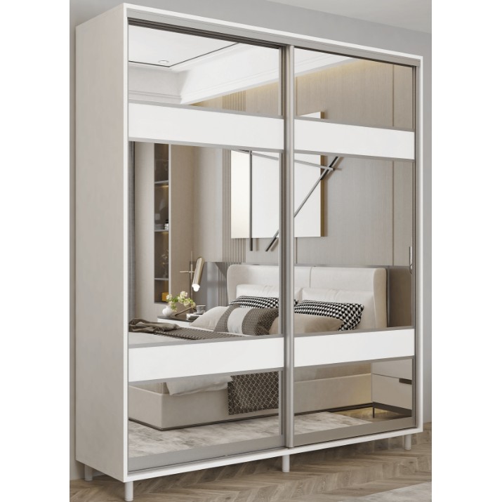 Шкаф-купе Mobildor-Lux Aron 110x220 White (aron469) K3