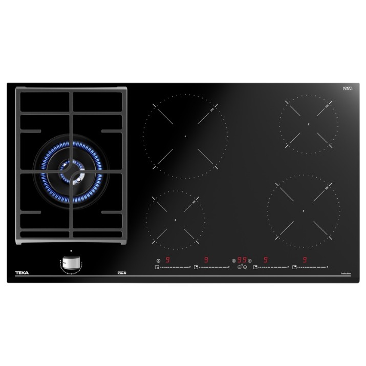 Plită incorporabilă mixt Teka JZC 95314 ABN Black