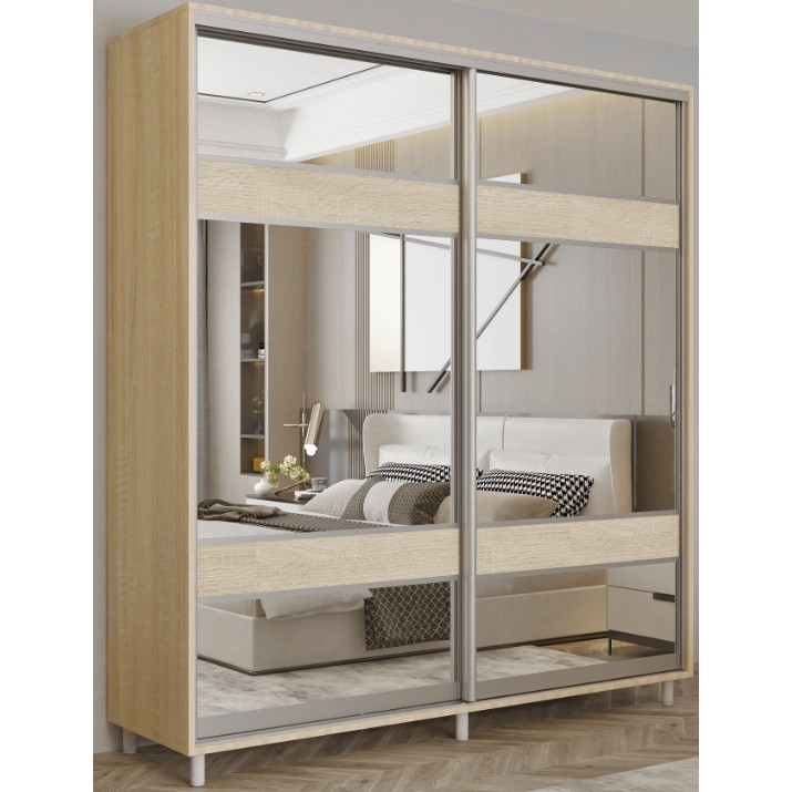 Шкаф-купе Mobildor-Lux Aron 160x220 Oak Sonoma (aron1357) K3