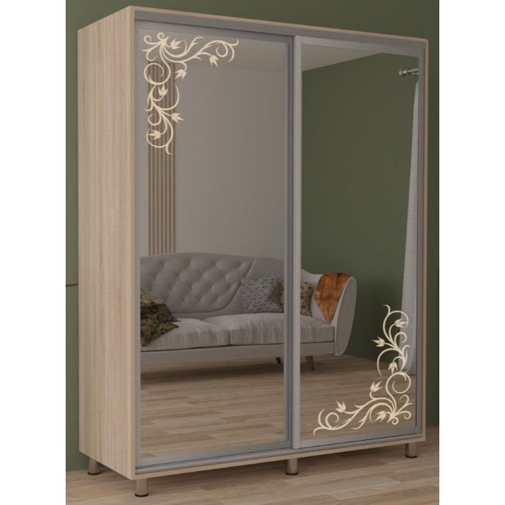 Шкаф-купе Mobildor-Lux Aron 200x220 Oak Sonoma+Picture (aron2175)