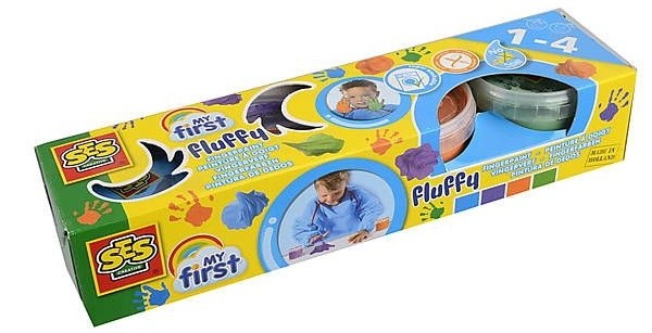 Vopsea pentru pictura cu degetele Ses My First Fluffy (14441S) 