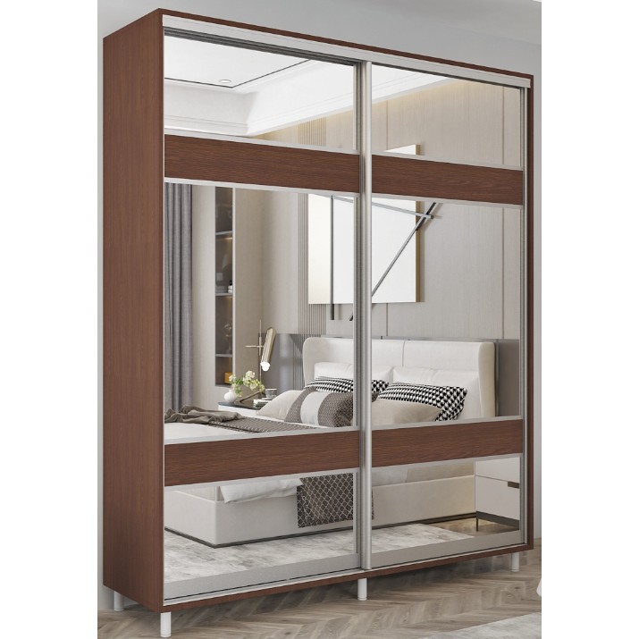 Шкаф-купе Mobildor-Lux Aron 170x220 (2226 Wenghe) K3