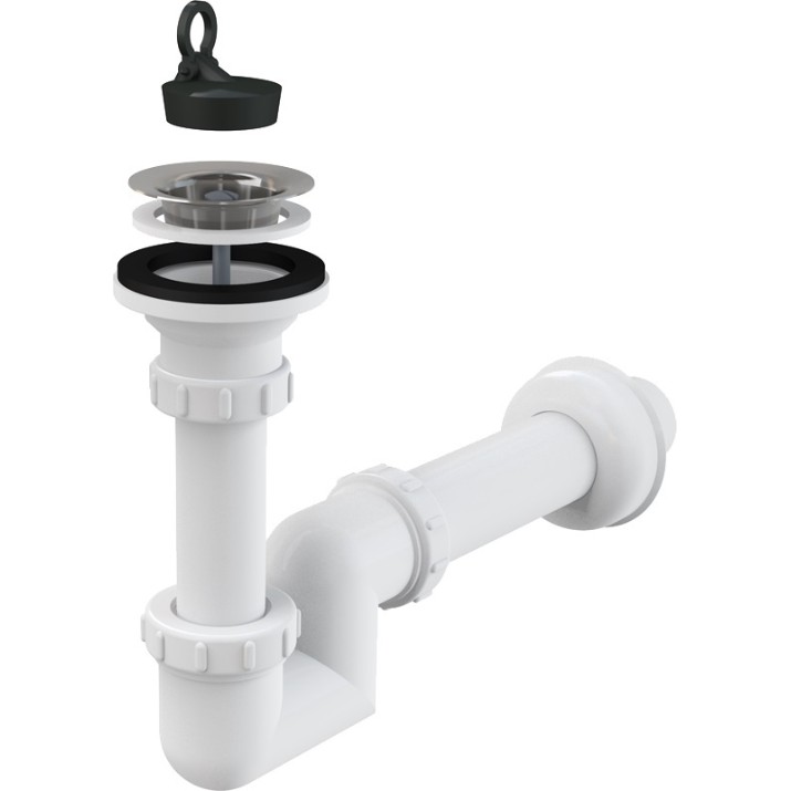 Sifon pentru bideu Alcaplast A412+770 63" 50 (100256)