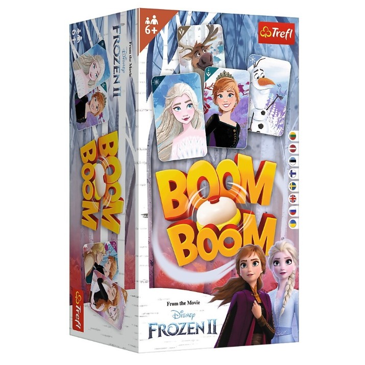 Joc educativ de masa Trefl Boom Boom Frozen 2 LT/LV/EE/FI/SE/EN/RU/UA (02007)