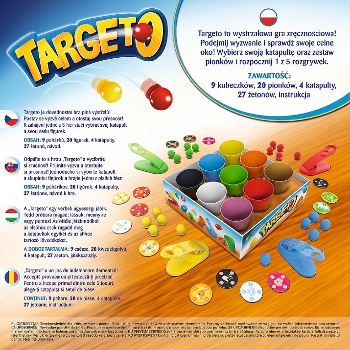 Joc educativ de masa Trefl Targeto (01900)