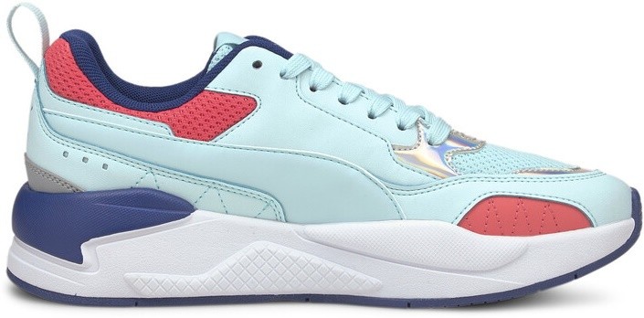 Adidași pentru dame Puma X-Ray 2 Square Iri Wmn'S Blue Glow/Sun Kissed Coral/Puma Silver 40