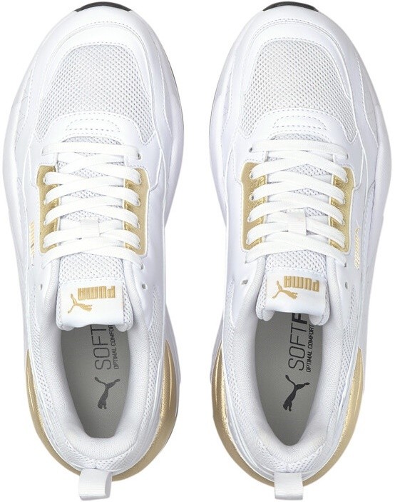 Кроссовки женские Puma X-Ray 2 Square Metallic Puma White/Team Gold/Black 38.5