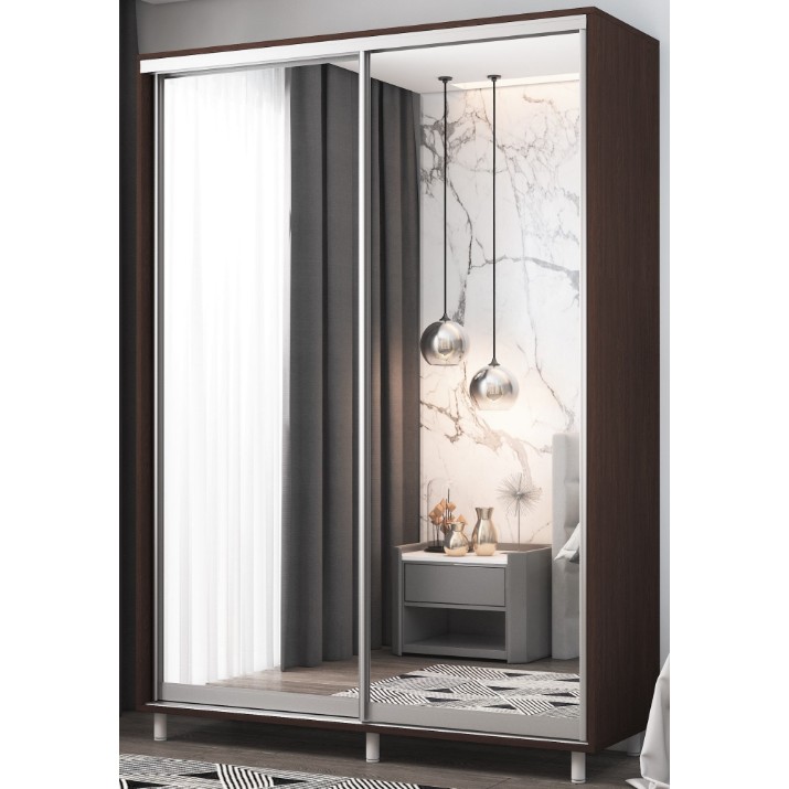 Шкаф-купе Mobildor-Lux Aron S 180x220 (2226 Wenghe)