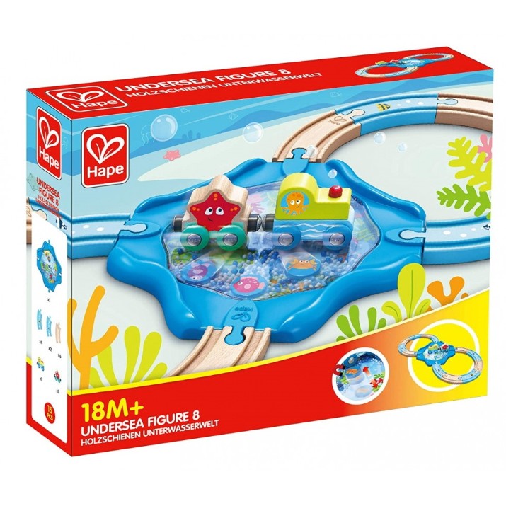 Drumul de joacă pentru copii Hape Undersea Figure 8 (E3827A)