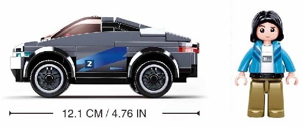 Set de construcție Sluban Electric Car (B0901)