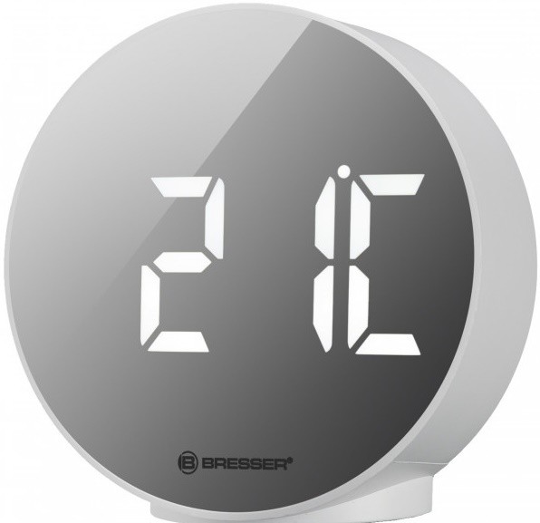 Ceas de masa Bresser MyTime Echo FXR White/White