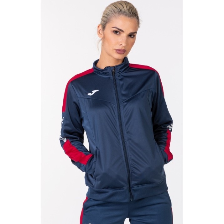 Женская толстовка Joma 900380.306 Navy Blue/Red XL