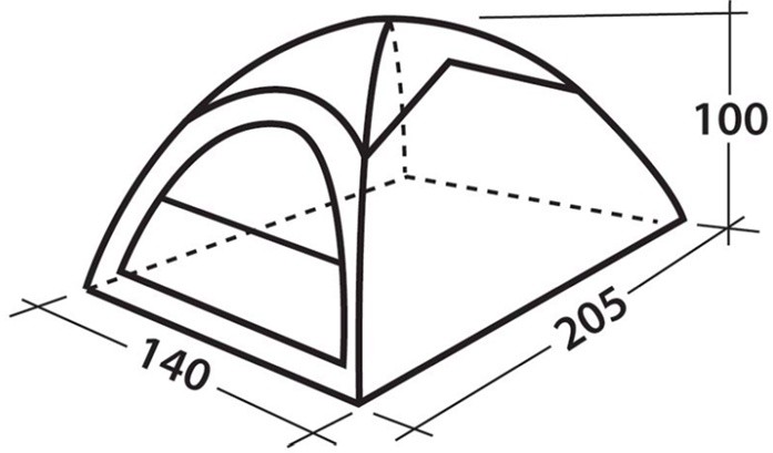 Палатка Easy Camp Tent Comet 200 (120276)