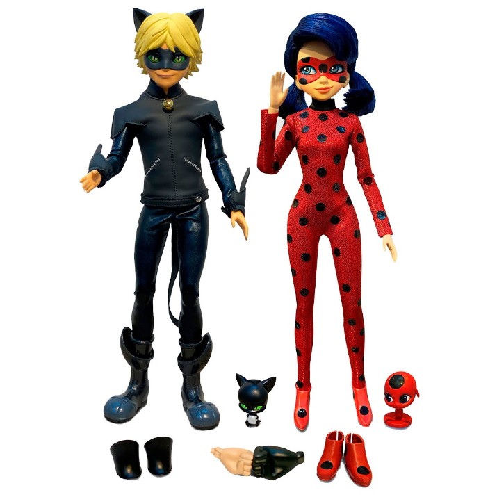 Păpușa Miraculous Ladybug si Cat Noir S2 (50365)