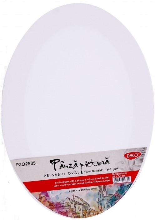 Холст для рисования Daco 25x35cm (PZO2535)