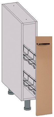 Bucatarie modulara Ambianta Fresh 200 FI Cappuccino