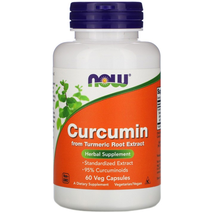 Пищевая добавка NOW Turmeric Curcumin 665mg 60cap