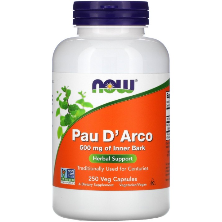 Supliment alimentar NOW Pau D'Arco 500mg 250cap