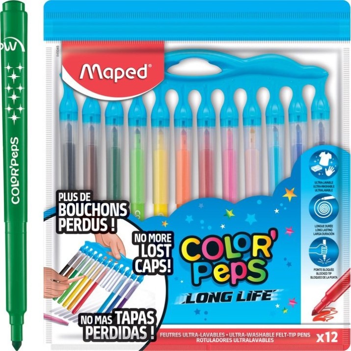 Set carioci Maped Long Life 12pcs
