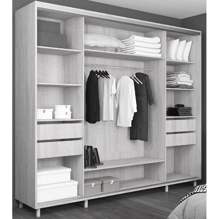 Шкаф-купе Mobildor-Lux Aron Mirror 250x220 White (aron3080)
