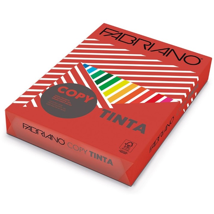Hartie copiator Fabriano Tinta A4 160g/m2 250p Rosso