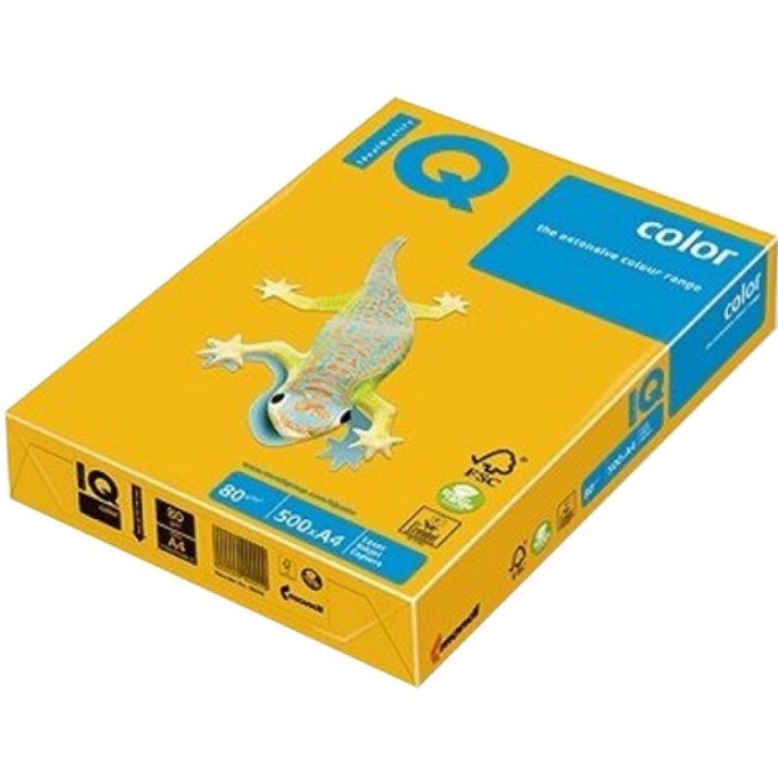 Hartie copiator Mondi A4 IQ Color Sun Yellow 500p 80g/m2 SY40