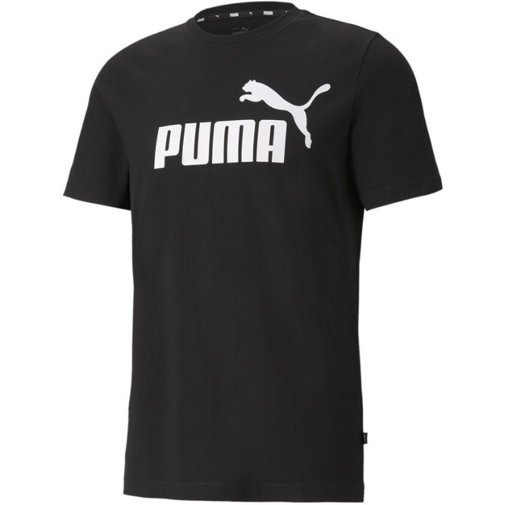 Мужская футболка Puma ESS Logo Tee Cotton Black 3XL