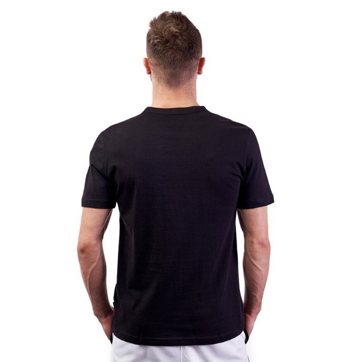 Tricou bărbătesc Puma Ess Logo Tee Cotton Black XXL